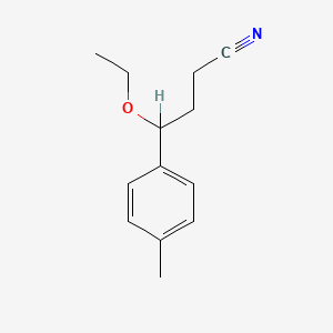 gamma-Ethoxy-4-methylbenzenebutyronitrile