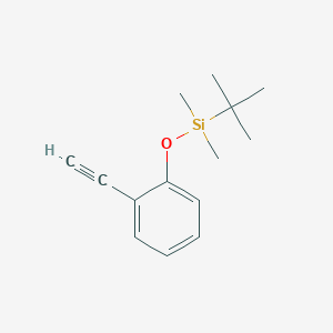 molecular formula C14H20OSi B13454814 tert-Butyl(2-ethynylphenoxy)dimethylsilane 