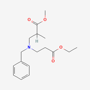 N-(2-Carbethoxyethyl)-N-(2-carbomethoxypropyl)benzylamine