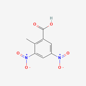 molecular formula C8H6N2O6 B1345498 2-甲基-3,5-二硝基苯甲酸 CAS No. 28169-46-2