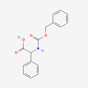 {[(Benzyloxy)carbonyl]amino}(phenyl)acetic acid