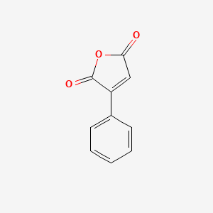 molecular formula C10H6O3 B1345504 Phenylmaleic anhydride CAS No. 36122-35-7