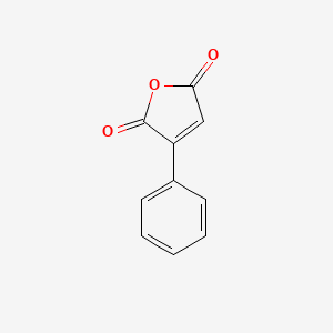 molecular formula C10H6O3 B1345504 3-Phenylfuran-2,5-dione CAS No. 36122-35-7