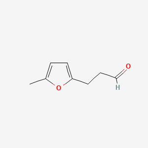 molecular formula C8H10O2 B1345507 5-Methylfuran-2-propionaldehyde CAS No. 34756-16-6