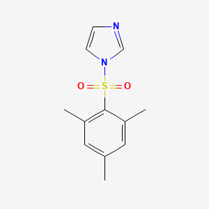 molecular formula C12H14N2O2S B1345508 1-(Mesitylsulfonyl)-1H-imidazole CAS No. 50257-39-1