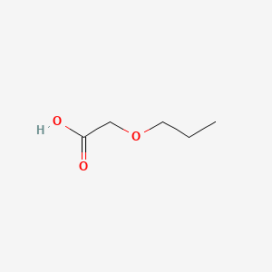 molecular formula C5H10O3 B1345510 2-丙氧基乙酸 CAS No. 54497-00-6