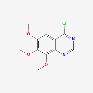 molecular formula C11H11ClN2O3 B1345512 4-氯-6,7,8-三甲氧基喹唑啉 CAS No. 33371-00-5