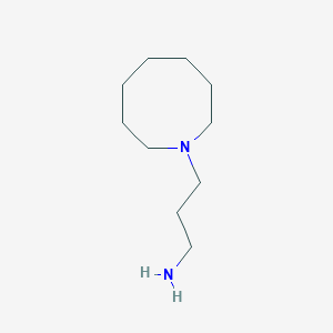 molecular formula C10H22N2 B13455130 Hexahydro-1(2H)-azocinepropanamine CAS No. 53485-08-8