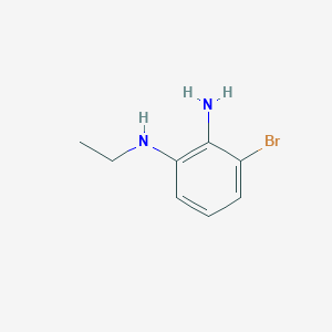 molecular formula C8H11BrN2 B13455252 3-bromo-N1-ethylbenzene-1,2-diamine 