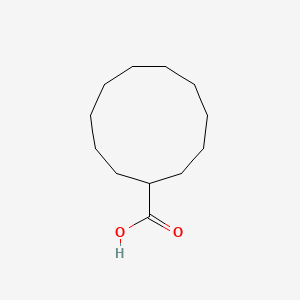 molecular formula C12H22O2 B1345528 Cycloundecanecarboxylic acid CAS No. 831-67-4