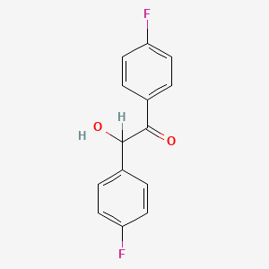 molecular formula C14H10F2O2 B1345534 1,2-Bis(4-fluorophenyl)-2-hydroxyethanone CAS No. 53458-16-5