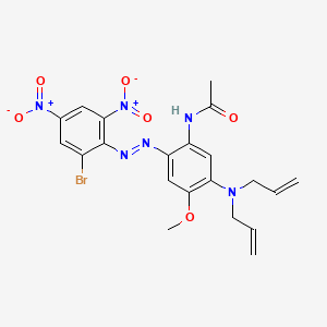 N-[2-[(2-Bromo-4,6-dinitrophenyl)azo]-5-(diallylamino)-4-methoxyphenyl]acetamide