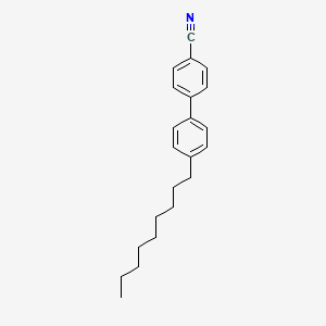 molecular formula C22H27N B1345540 [1,1'-Biphenyl]-4-carbonitrile, 4'-nonyl- CAS No. 52709-85-0