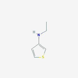 molecular formula C6H9NS B13455400 N-ethylthiophen-3-amine 