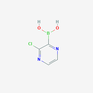 molecular formula C4H4BClN2O2 B13455420 3-Chloropyrazin-2-ylboronic acid 