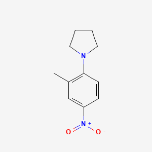 1-(2-Methyl-4-nitrophenyl)pyrrolidine