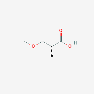 molecular formula C5H10O3 B13455496 (2R)-3-methoxy-2-methylpropanoic acid CAS No. 1315051-14-9