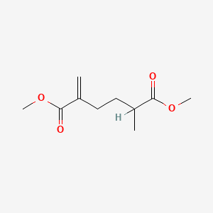 molecular formula C10H16O4 B1345556 Dimethyl 2-methyl-5-methyleneadipate CAS No. 4513-62-6