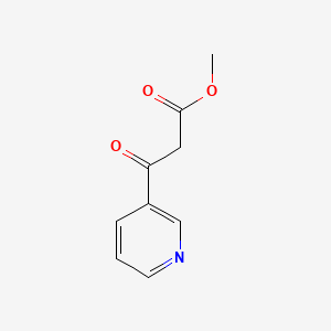 molecular formula C9H9NO3 B1345562 Methyl nicotinoylacetate CAS No. 54950-20-8