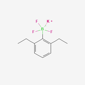 molecular formula C10H13BF3K B13455668 Potassium (2,6-diethylphenyl)trifluoroborate 