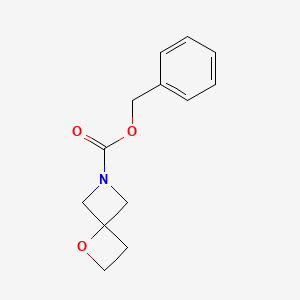 molecular formula C13H15NO3 B13455694 Benzyl 1-oxa-6-azaspiro[3.3]heptane-6-carboxylate 