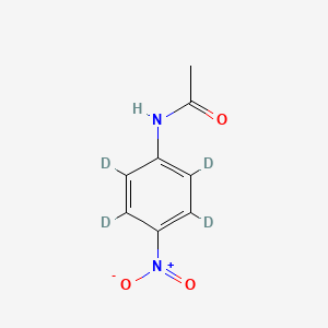 molecular formula C8H8N2O3 B1345571 N-(4-Nitrophenyl)acetamide-d4 CAS No. 68239-25-8