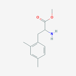 molecular formula C12H17NO2 B13455715 Methyl 2-amino-3-(2,4-dimethylphenyl)propanoate 