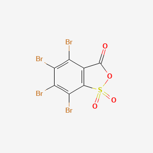 molecular formula C7Br4O4S B1345572 Tetrabromo-2-sulfobenzoic acid cyclic anhydride CAS No. 68460-01-5
