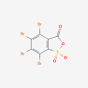 3H-2,1-Benzoxathiol-3-one, 4,5,6,7-tetrabromo-, 1,1-dioxide