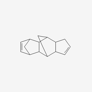 molecular formula C15H18 B1345583 pentacyclo[6.5.1.13,6.02,7.09,13]pentadeca-4,10-diene CAS No. 7158-25-0