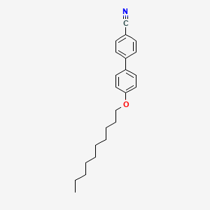 molecular formula C23H29NO B1345585 4-Cyano-4'-decyloxybiphenyl CAS No. 70247-25-5