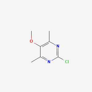 molecular formula C7H9ClN2O B13455899 2-Chloro-5-methoxy-4,6-dimethylpyrimidine 