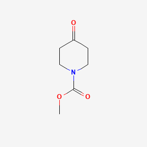molecular formula C7H11NO3 B1345593 Methyl 4-oxopiperidine-1-carboxylate CAS No. 29976-54-3