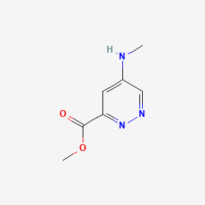 molecular formula C7H9N3O2 B13455945 Methyl 5-(methylamino)pyridazine-3-carboxylate 