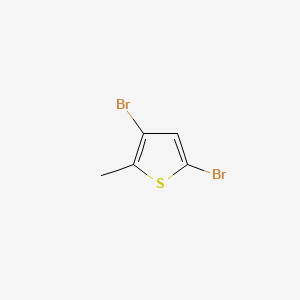molecular formula C5H4Br2S B1345596 3,5-Dibromo-2-methylthiophene CAS No. 29421-73-6