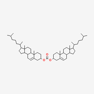 molecular formula C55H90O3 B1345597 Cholest-5-en-3-ol (3beta)-, carbonate (2:1) CAS No. 29331-39-3
