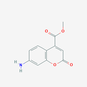 molecular formula C11H9NO4 B13456017 Methyl 7-amino-2-oxo-2H-1-benzopyran-4-carboxylate CAS No. 138196-50-6