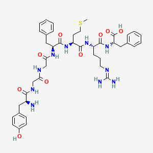 molecular formula C42H56N10O9S B1345610 Met-Enkephalin-Arg-Phe CAS No. 73024-95-0