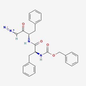 molecular formula C27H26N4O4 B1345613 Z-Phe-Phe-Diazomethylketone CAS No. 65178-14-5
