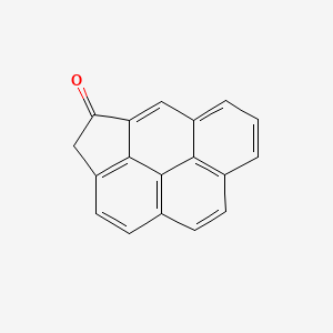 molecular formula C18H10O B1345619 Cyclopenta(cd)pyren-4(3H)-one CAS No. 73473-56-0