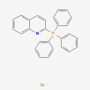 molecular formula C27H21BrNP B13456190 Triphenyl(quinolin-2-yl)phosphanium bromide 