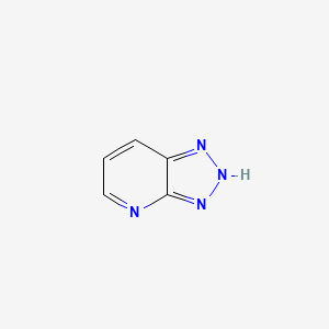 molecular formula C5H4N4 B1345621 1H-1,2,3-Triazolo[4,5-b]pyridine CAS No. 273-34-7