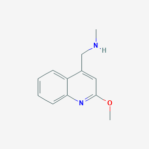 molecular formula C12H14N2O B13456234 [(2-Methoxyquinolin-4-yl)methyl](methyl)amine 