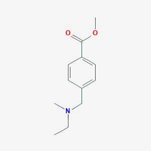 molecular formula C12H17NO2 B13456257 Methyl4-{[ethyl(methyl)amino]methyl}benzoate 
