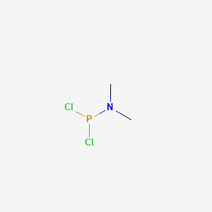 molecular formula C2H6Cl2NP B1345629 Dimethylphosphoramidous dichloride CAS No. 683-85-2