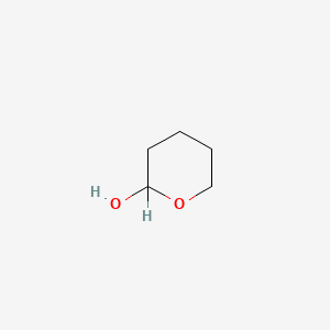 molecular formula C5H10O2 B1345630 2-Hydroxytetrahydropyran CAS No. 694-54-2