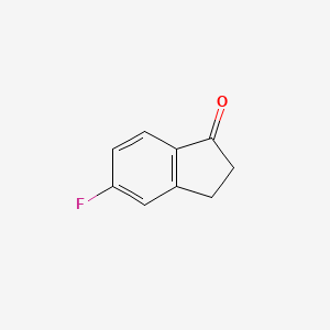 molecular formula C9H7FO B1345631 5-Fluoro-1-indanone CAS No. 700-84-5