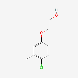 molecular formula C9H11ClO2 B1345632 Ethanol, 2-(4-chloro-m-tolyl)- CAS No. 705-82-8