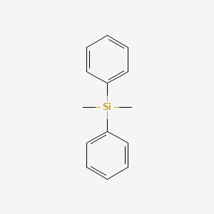 molecular formula C14H16Si B1345635 Dimethyldiphenylsilane CAS No. 778-24-5