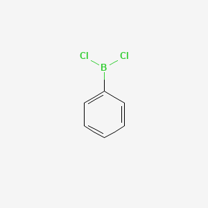 molecular formula C6H5BCl2 B1345638 Dichlorophenylborane CAS No. 873-51-8